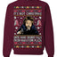 It's Not Christmas Until Hans Gruber Falls From Nakatomi Ugly Christmas Sweater Crewneck Sweatshirt