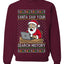Santa Saw Your Search History, Funny Internet Humor, Ugly Christmas Unisex Sweater, Crewneck Sweatshirts