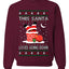 This Santa Loves going down, Funny dirty Humor, Ugly Christmas Unisex Sweater, Crewneck Sweatshirts