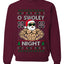 O Swoley Night, Exercise and Fitness Enthusiast, Ugly Christmas Unisex Sweater, Crewneck Sweatshirts