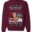 The Greatest Gift Of All Matthew 1:21, Unisex Ugly Christmas Sweater, Crewneck Sweatshirts