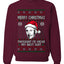 Thought I'd Wear My Best Suit Ed Gein, Unisex Ugly Christmas Sweater Crewneck Sweatshirts
