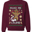 Make Me Crumb,Unisex Ugly Christmas Sweater, Crewneck Sweatshirts