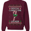 Official Candy Cane Licker, Unisex Ugly Christmas Sweater, Crewneck Sweatshirts