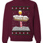 North Pole, Unisex Ugly Christmas Sweater Crewneck Sweatshirts