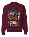 Christmas Cheer, Unisex Ugly Christmas Sweater, Crewneck Sweatshirts