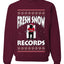 Fresh Snow Records Hip Hop Parody, Unisex Ugly Christmas Sweater, Crewneck Sweatshirts