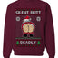 Silent Butt Deadly Farting Santa, Unisex Ugly Christmas Sweater, Crewneck Sweatshirts