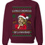 La Mas Chismosa De La Navidad, Unisex Ugly Christmas Sweater, Crewneck Sweatshirts