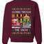 Dashing Through The Snow Classic 90s Holiday Movie, Unisex Ugly Christmas Sweater Crewneck Sweatshirts