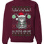 Look At Me Being All Festive And Shit, Unisex Ugly Christmas Sweater, Crewneck Sweatshirts