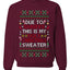Due To Tariffs This Is My Ugly Christmas Sweater, Unisex Crewneck Sweatshirts