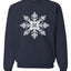 Snowflake, Pretty Holiday Christmas Design, Unisex Christmas Sweater, Crewneck Sweatshirts