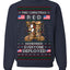 This Christmas RED Remember Everyone Deployed Veteran Ugly Christmas Sweater