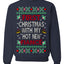 First Christmas With My Hot New Fiance Classic Newlywed Ugly Christmas Sweater Crewneck Sweatshirt