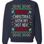 First Christmas With My Hot New Wife Classic Newlywed Ugly Christmas Sweater Crewneck Sweatshirt