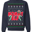 Mommy Elf Cute Holiday Winter Ugly Christmas Sweater Crewneck Sweatshirt