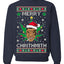 Merry Chrithmith Weed Pot Leaf Join Stoner Ugly Christmas Sweater Unisex Crewneck Sweatshirt