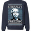 Literally Freezing McConnell Senator Ugly Christmas Sweater Unisex Crewneck Sweatshirt