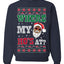 Where My Ho's At? Ugly Christmas Sweater Unisex Crewneck Sweatshirt