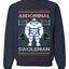Abdominal Swoleman Fitness Yeti Ugly Christmas Sweater Unisex Crewneck Sweatshirt