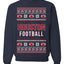 City of Houston HOU American Football Fantasy Fan Ugly Christmas Sweater Unisex Crewneck Sweatshirt