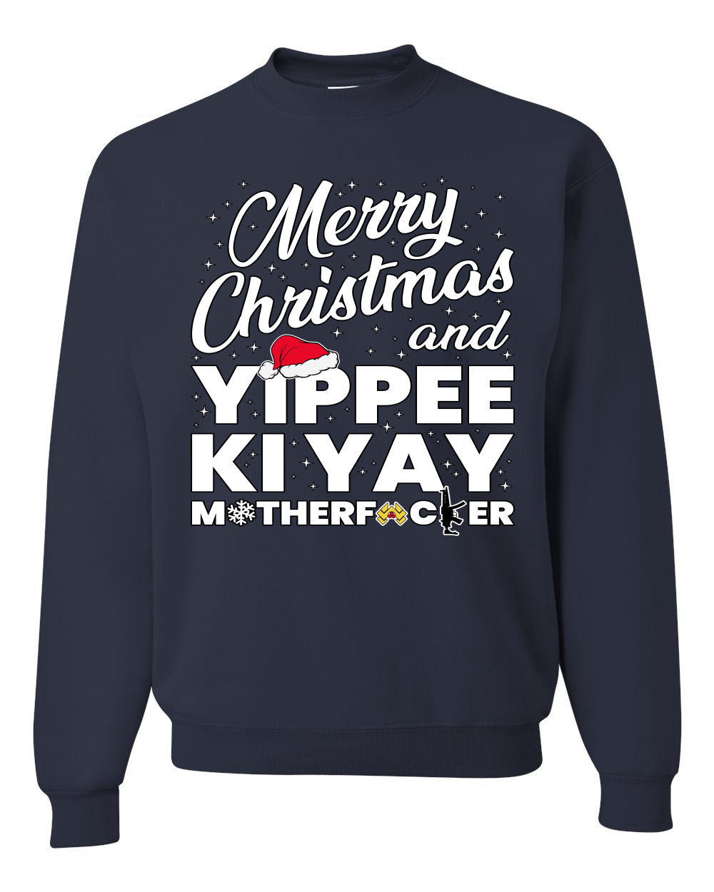 Merry Christmas and Yippee Ki Yay MOFO Christmas Unisex Crewneck Sweatshirt
