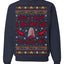 Now I Have a Machine Gun Ho Ho Ho Nakatomi Die Hard McClane Classic 80s Xmas Movie Ugly Christmas Sweater Crewneck Sweatshirt