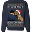I Love You Merry Chrithmith Funny Boxing Fight Meme Classic Funny Xmas Ugly Christmas Sweater Crewneck Sweatshirt