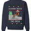 Dachshund Through The Snow, Cute Dog Christmas Sweater, Ugly Christmas Unisex Sweater, Crewneck Sweatshirts