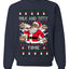 Milk And Titty Time Christmas Sweater, Unisex Ugly Christmas Crewneck Sweatshirts