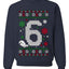 Christmas 6 Meme, Unisex Ugly Christmas Sweater, Crewneck Sweatshirts