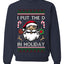 I Put The D In Holiday, Unisex Ugly Christmas Sweater Crewneck Sweatshirts