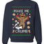 Make Me Crumb,Unisex Ugly Christmas Sweater, Crewneck Sweatshirts