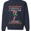 Official Candy Cane Licker, Unisex Ugly Christmas Sweater, Crewneck Sweatshirts