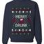 Merry Drunk, Unisex Ugly Christmas Sweater Crewneck Sweatshirts