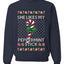 She Likes My Peppermint Stick, Unisex Ugly Christmas Sweater, Crewneck Sweatshirts