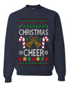 Christmas Cheer, Unisex Ugly Christmas Sweater, Crewneck Sweatshirts