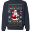 Santa's Got 6 7 Gifts For Me, Unisex Ugly Christmas Sweater Crewneck Sweatshirts