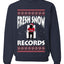 Fresh Snow Records Hip Hop Parody, Unisex Ugly Christmas Sweater, Crewneck Sweatshirts