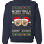 Christmas Festivi-Titties Are My Favorite, Unisex Ugly Christmas Sweater Crewneck Sweatshirts