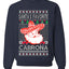 Santa's Favorite Cabrona, Unisex Ugly Christmas Sweater, Crewneck Sweatshirts