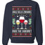 Jingle Bells, Zinfandel Pass The Cabernet Wine Drinker, Unisex Ugly Christmas Sweater, Crewneck Sweatshirts