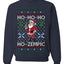 Skinny Santa Ho Ho Ho Ho-Zempic Weight Loss Shot, Unisex Ugly Christmas Sweater, Crewneck Sweatshirts