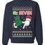 6 7 Christmas Hands, Unisex Ugly Christmas Sweater Crewneck Sweatshirts