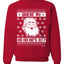 Where's My Ho Ho Hos | Santa Design Merry Ugly Christmas Sweater Unisex Crewneck Graphic Sweatshirt