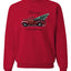 Merry Merry Christmas Red Pick up Truck Merry Christmas Unisex Crewneck Graphic Sweatshirt