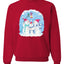 Singing Snowmen Merry Christmas Unisex Crewneck Graphic Sweatshirt