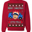 Merry Christmas Little Fella Funny 90s Harry Movie Quote Ugly Christmas Sweater