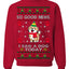 Good News I Saw a Dog Today Funny Ugly Christmas Sweater Crewneck Sweatshirt